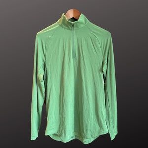 lululemon dry sense 1/2 zip training shirt